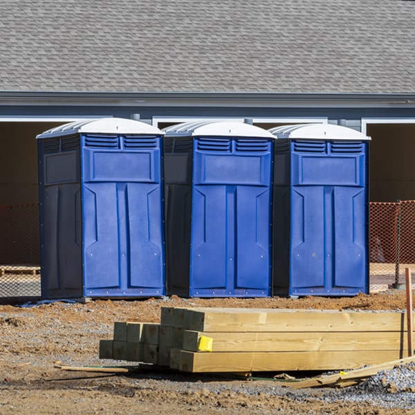 what is the cost difference between standard and deluxe porta potty rentals in Friendship Heights Village MD